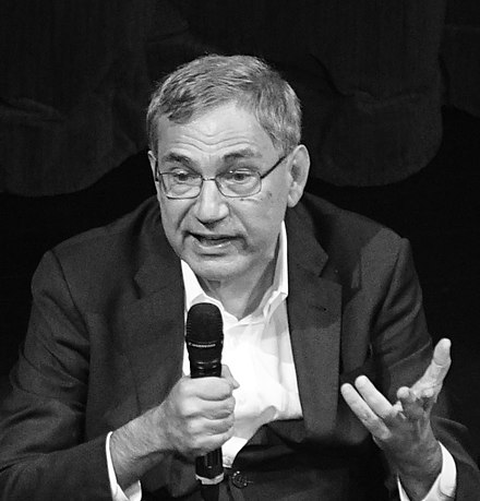 Orhan Pamuk speaking